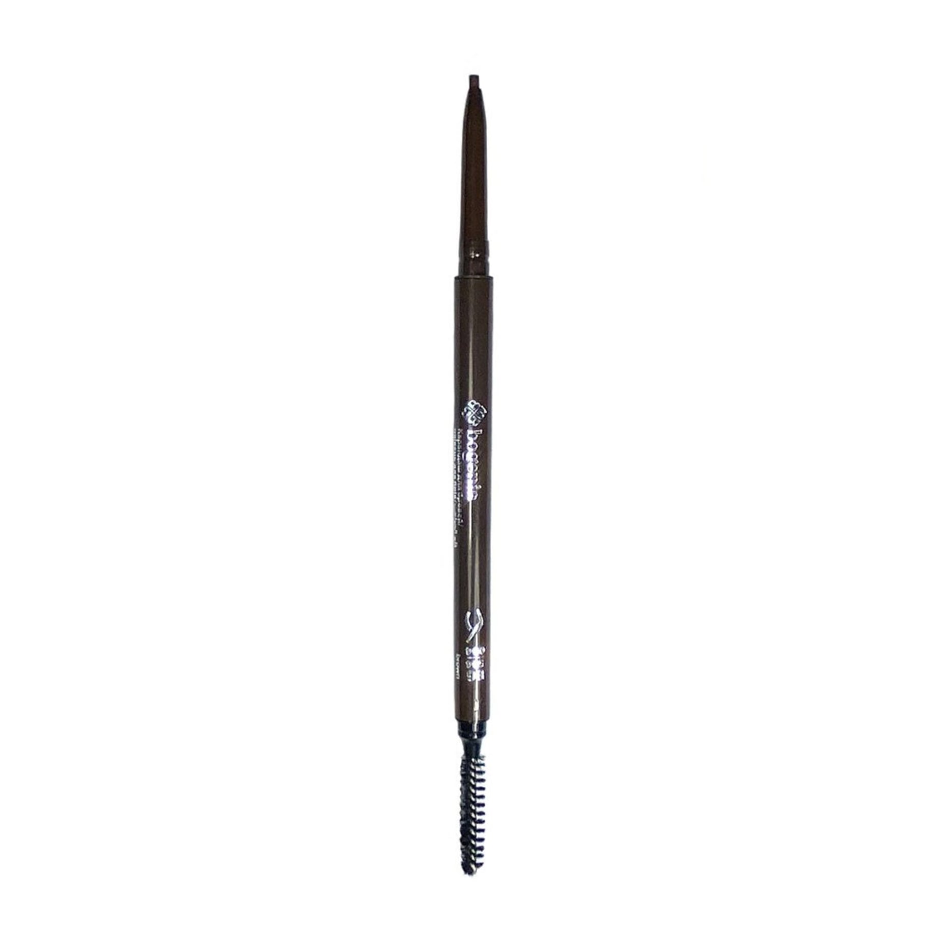 Ультратонкий механічний олівець для брів Bogenia BG504 з щіточкою, 004 Brown, 0.09 г